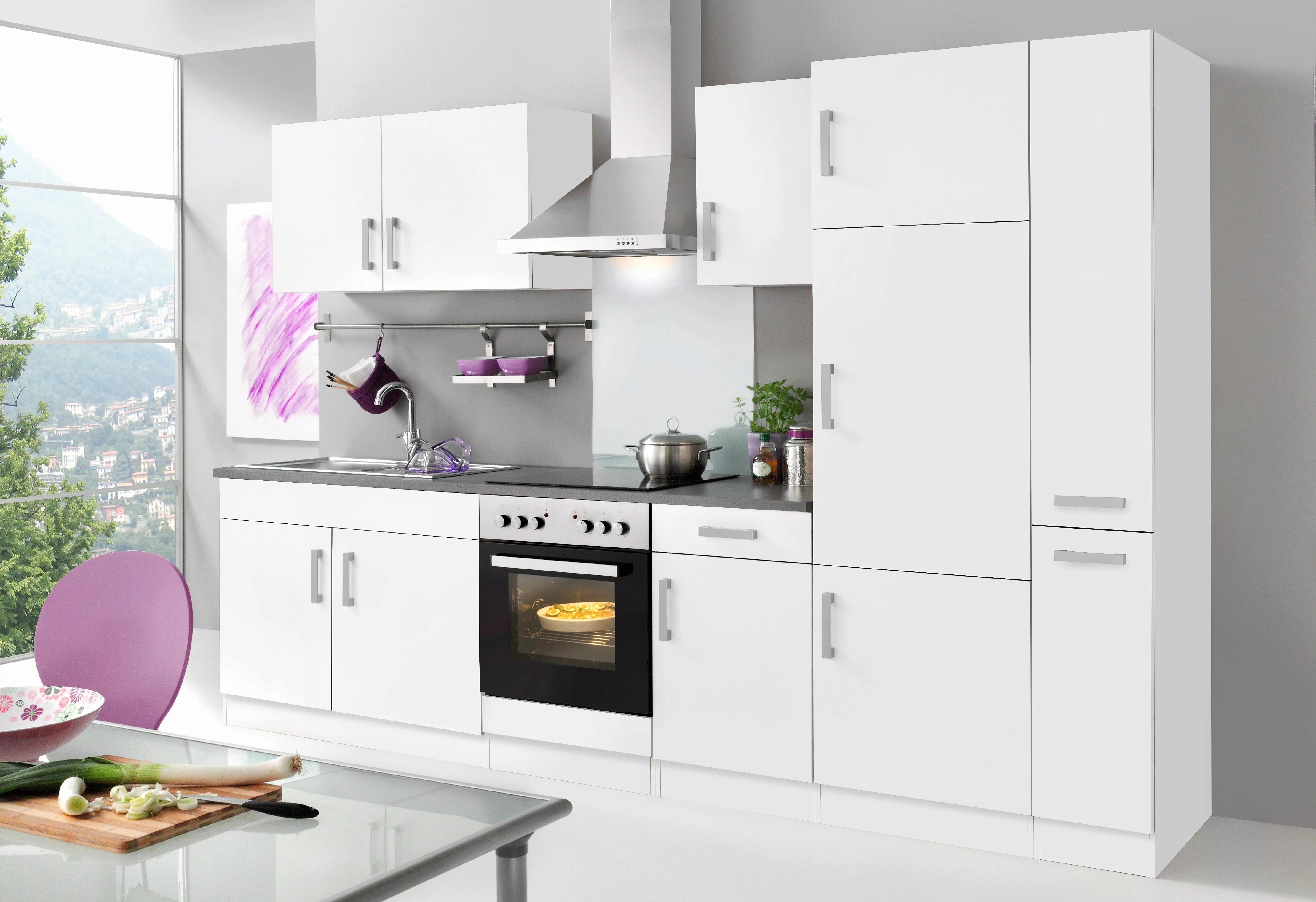 KOCHSTATION Küchenzeile "KS-Toronto", Breite 300 cm, mit E-Geräten günstig online kaufen