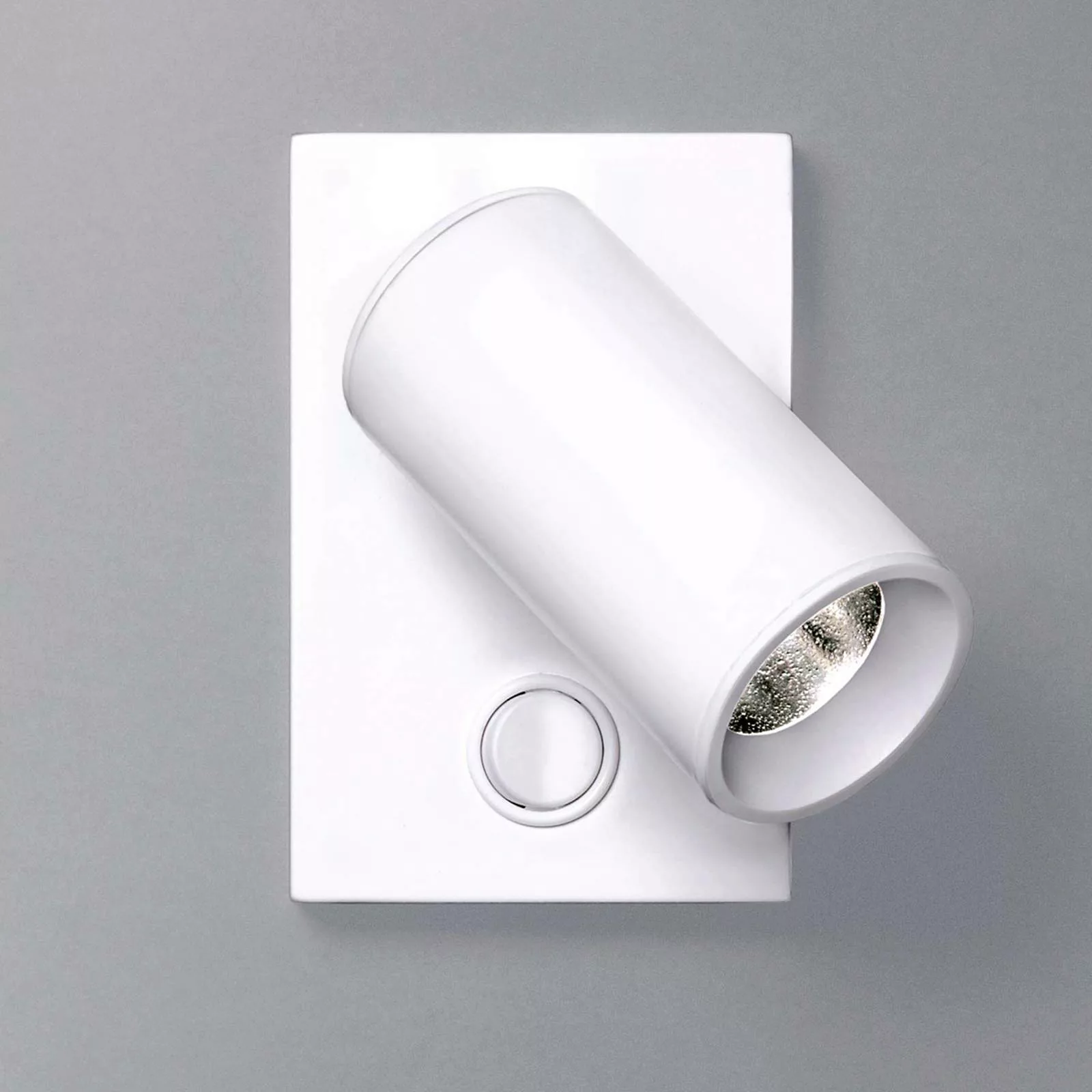 Milan Haul LED-Wandleuchte eckig 1-flammig weiß günstig online kaufen