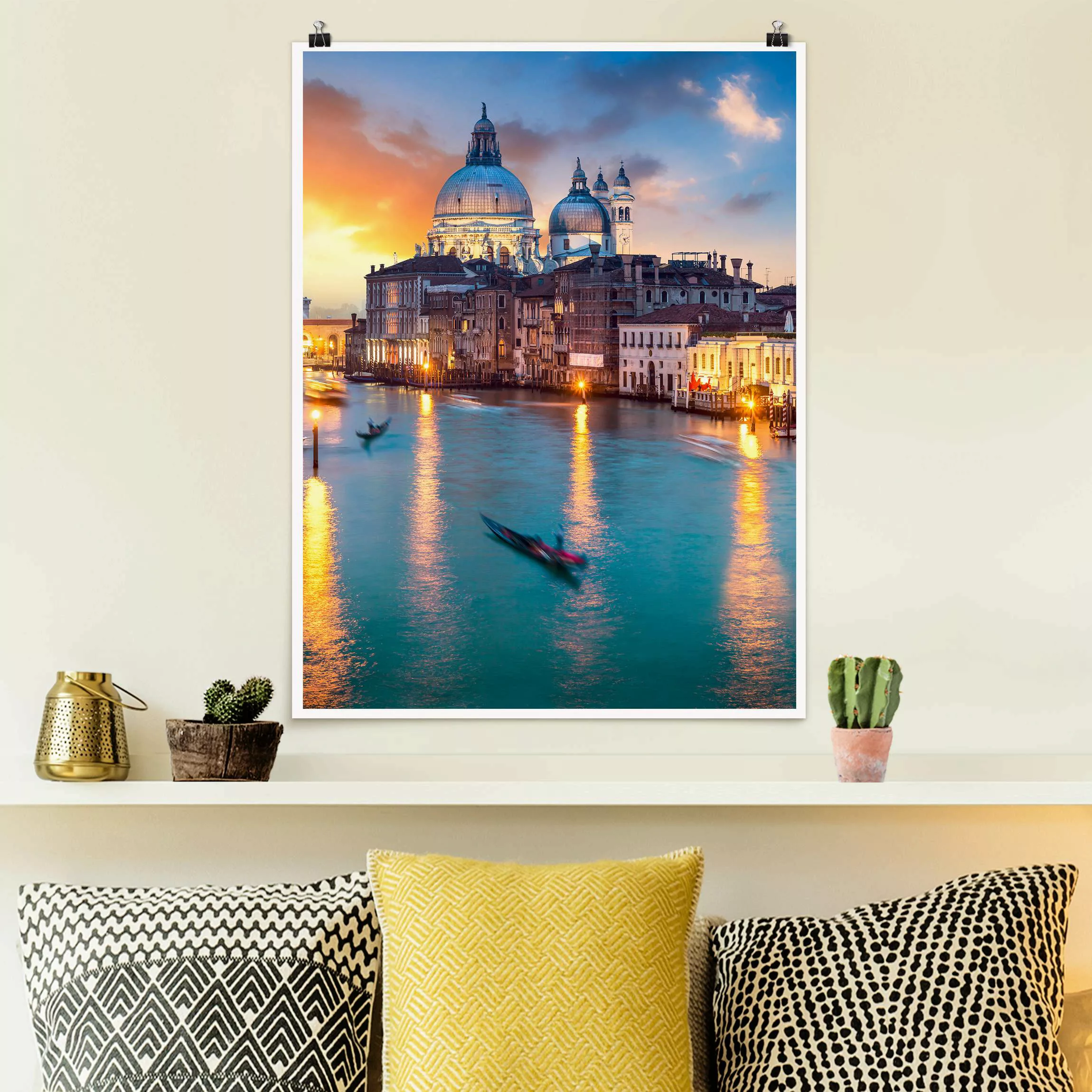 Poster Sunset in Venice günstig online kaufen