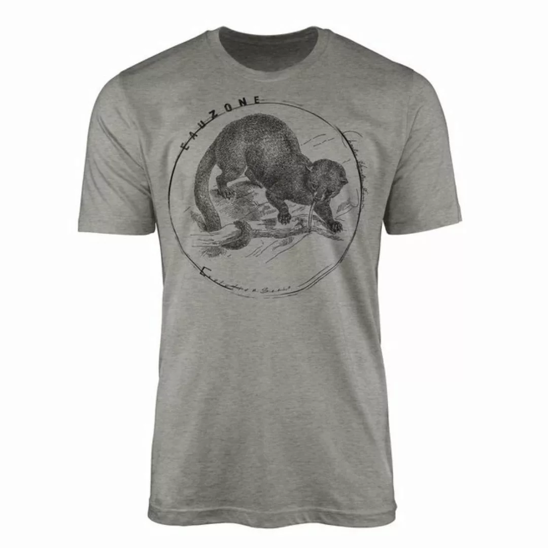 Sinus Art T-Shirt Evolution Herren T-Shirt Wickelbär günstig online kaufen