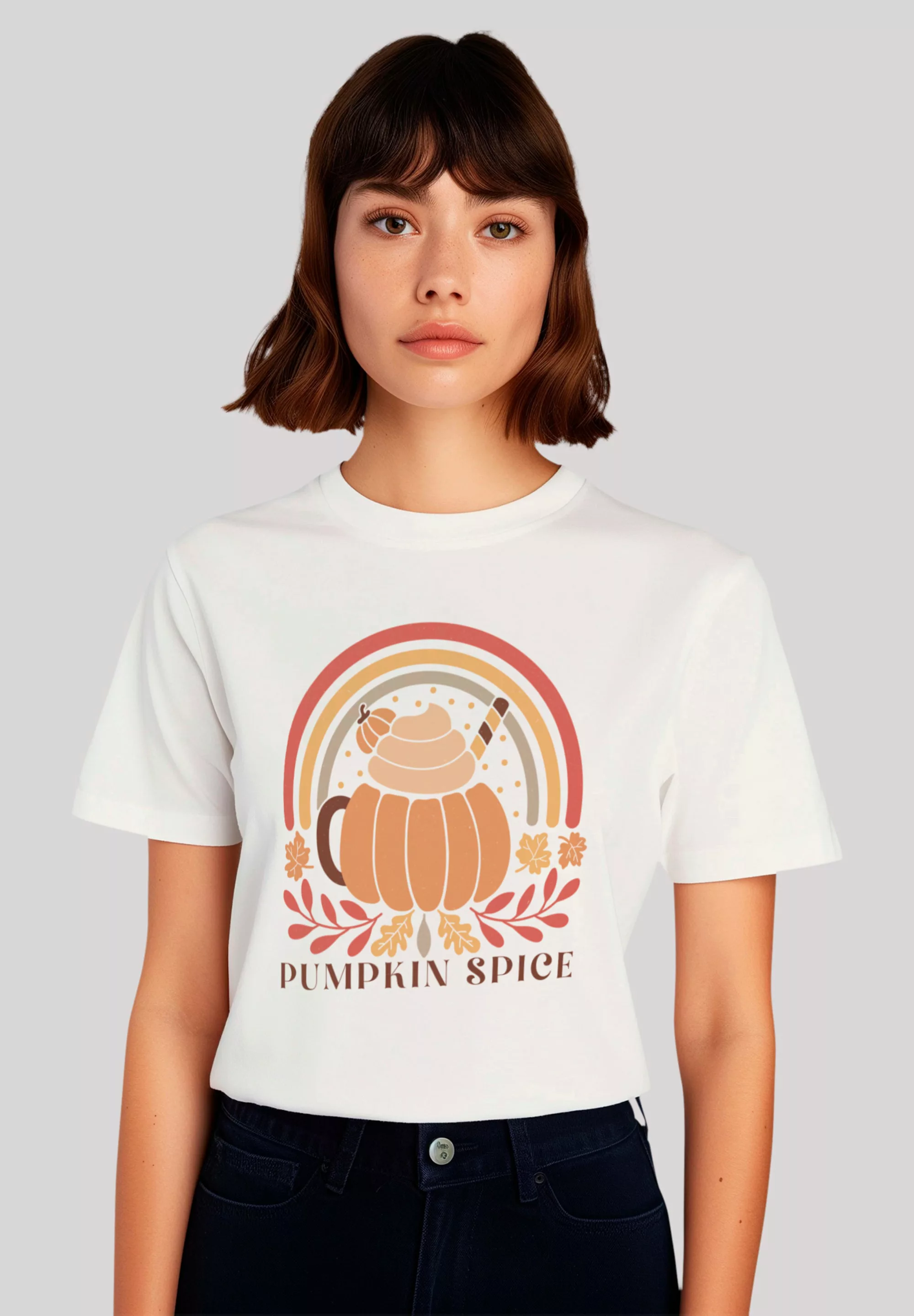 F4NT4STIC T-Shirt "Pumpkin spice lattes", Premium Qualität günstig online kaufen