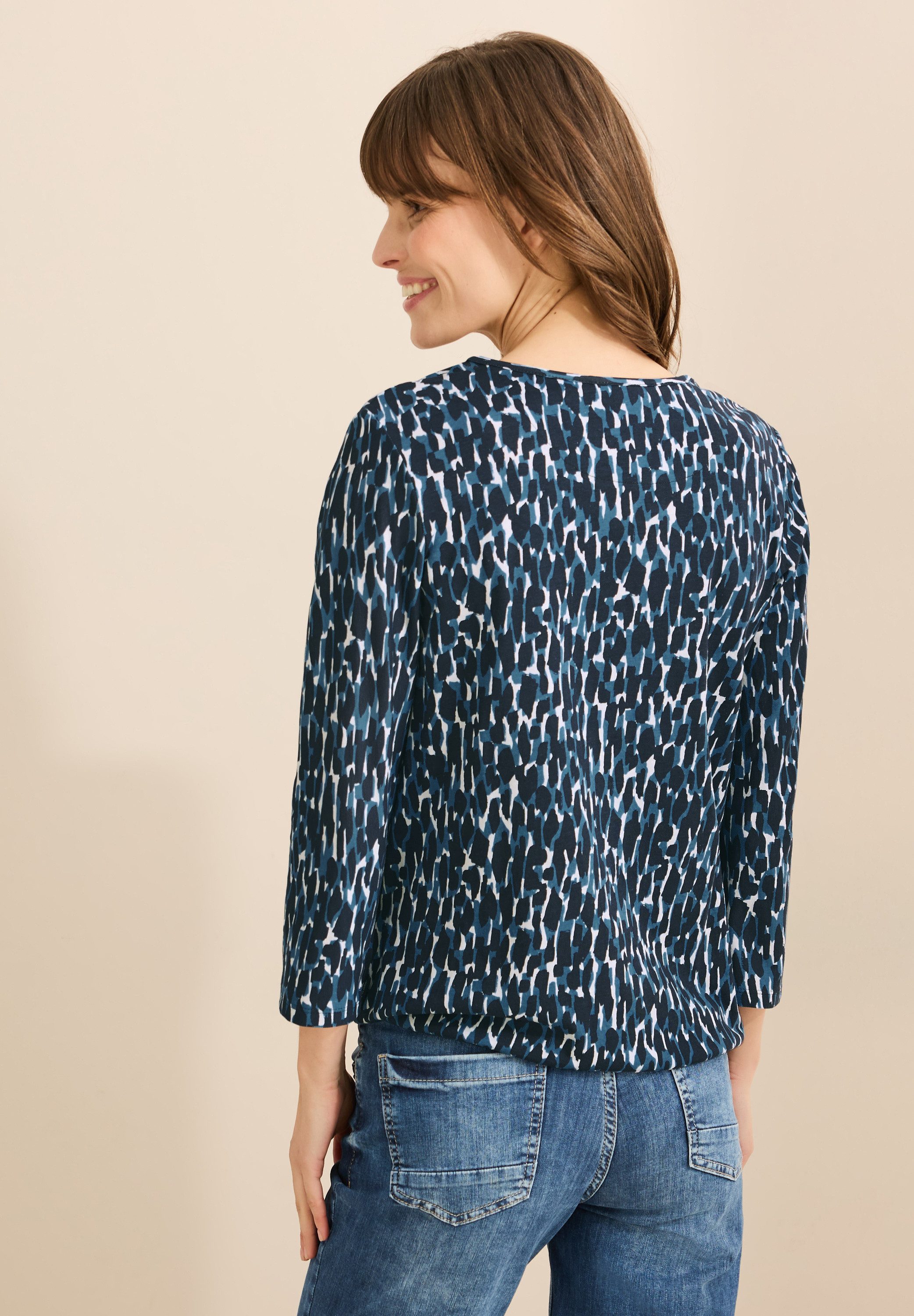 Cecil 3/4-Arm-Shirt, aus reiner Baumwolle günstig online kaufen