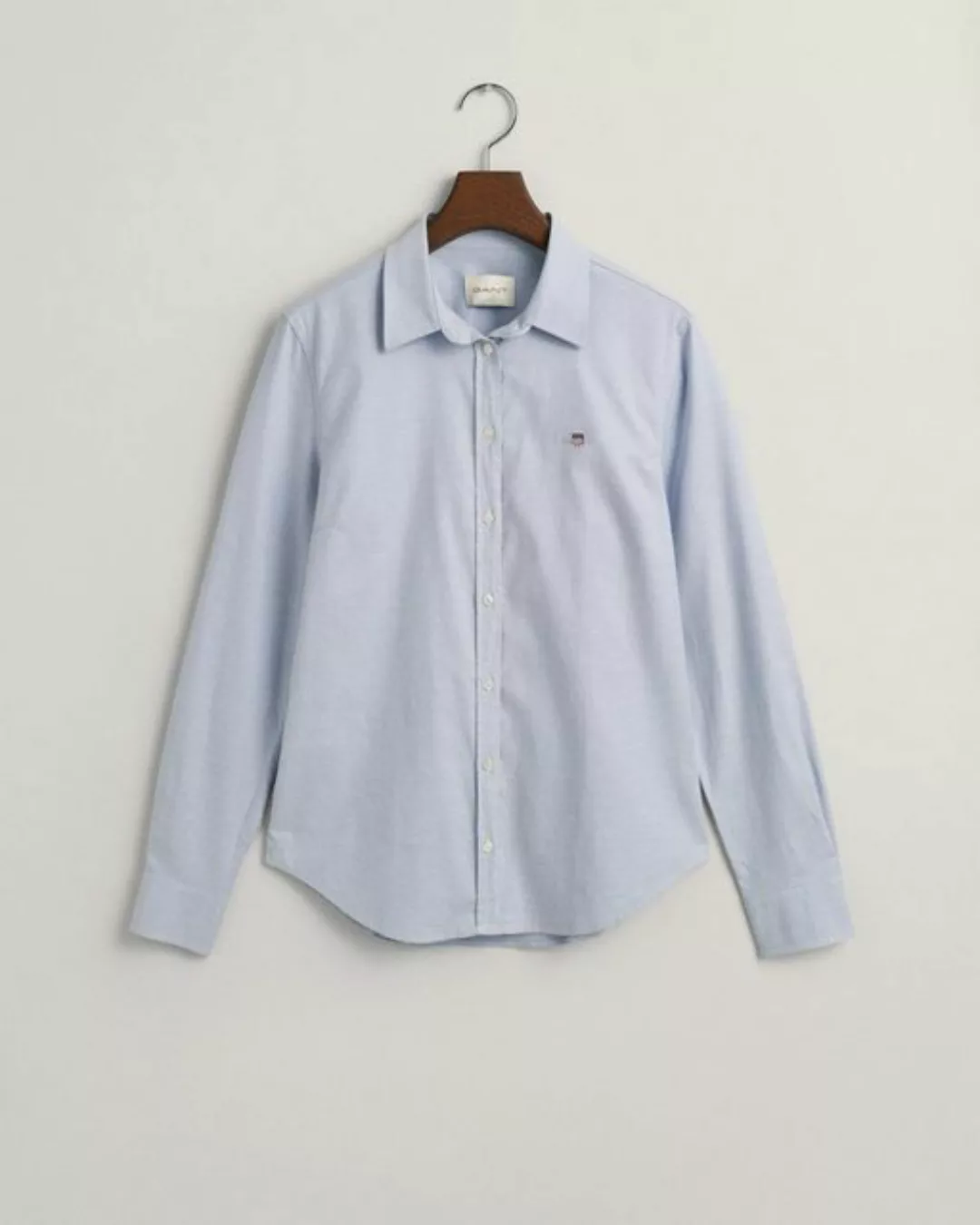 Gant Blusenshirt SLIM STRETCH OXFORD SHIRT, LIGHT BLUE günstig online kaufen
