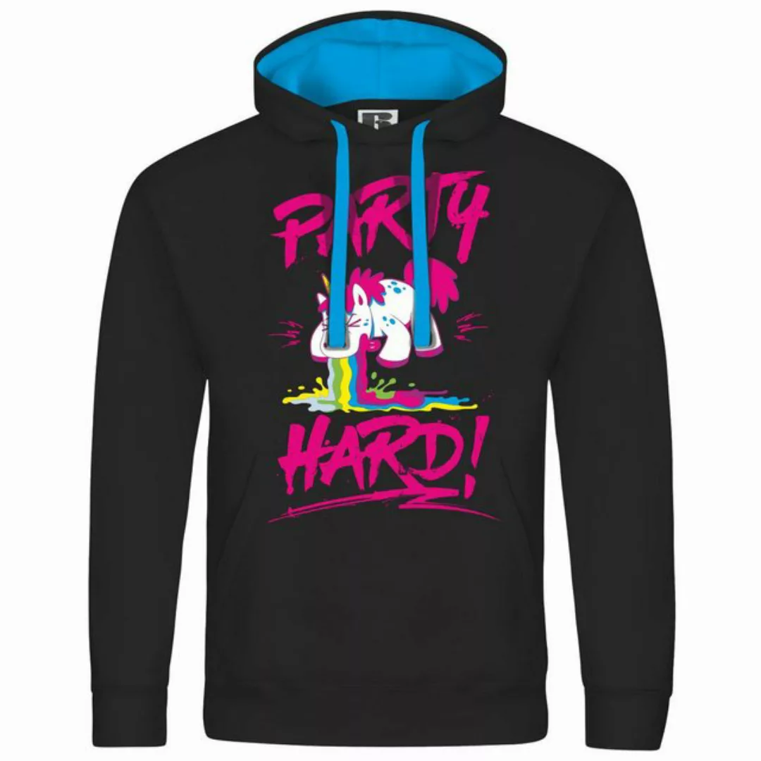 deinshirt Kapuzenpullover Herren Kapuzenpullover PARTY HARD Mit Print Motiv günstig online kaufen