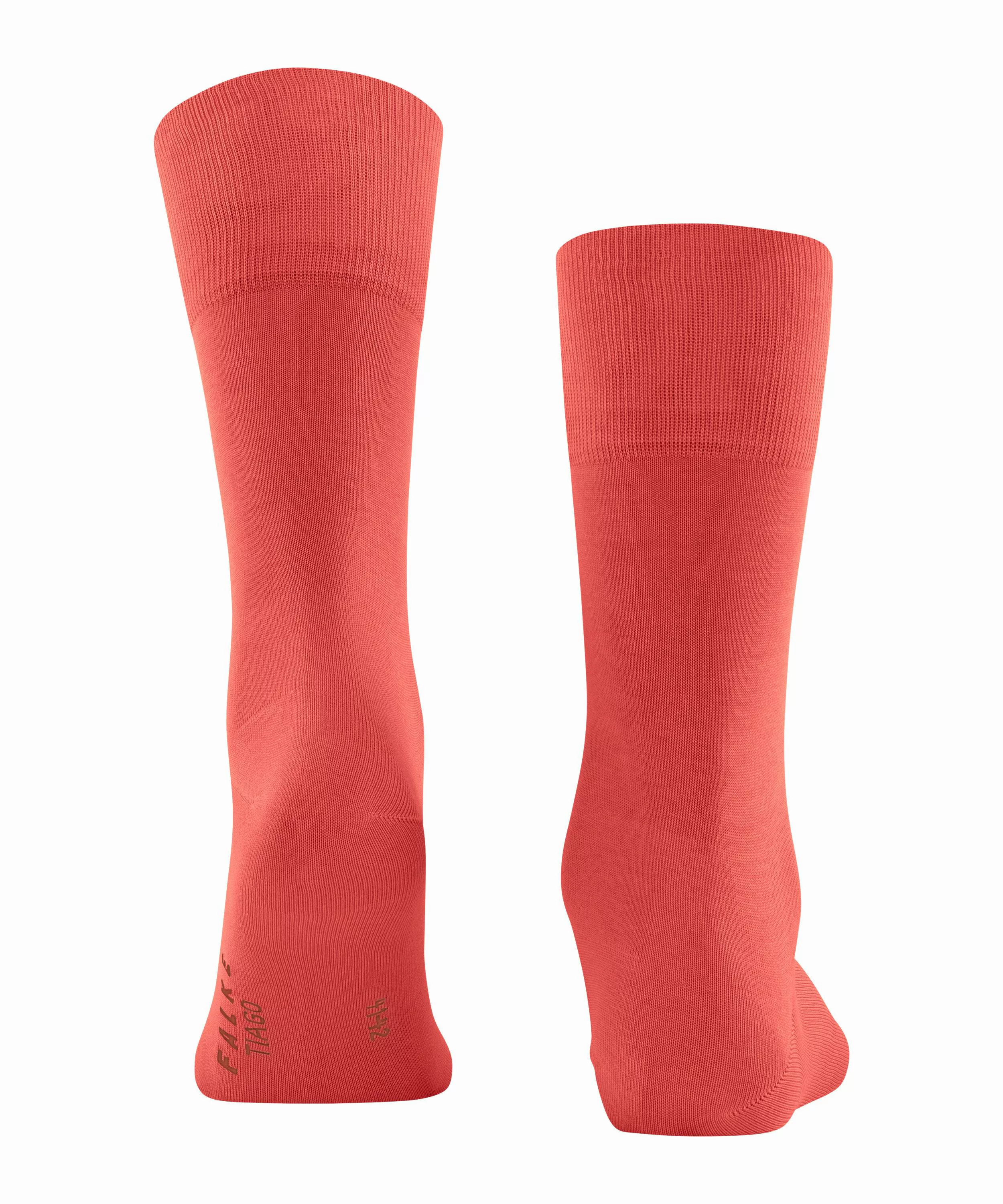 FALKE Tiago Herren Socken, 45-46, Orange, Uni, Baumwolle, 14662-865506 günstig online kaufen