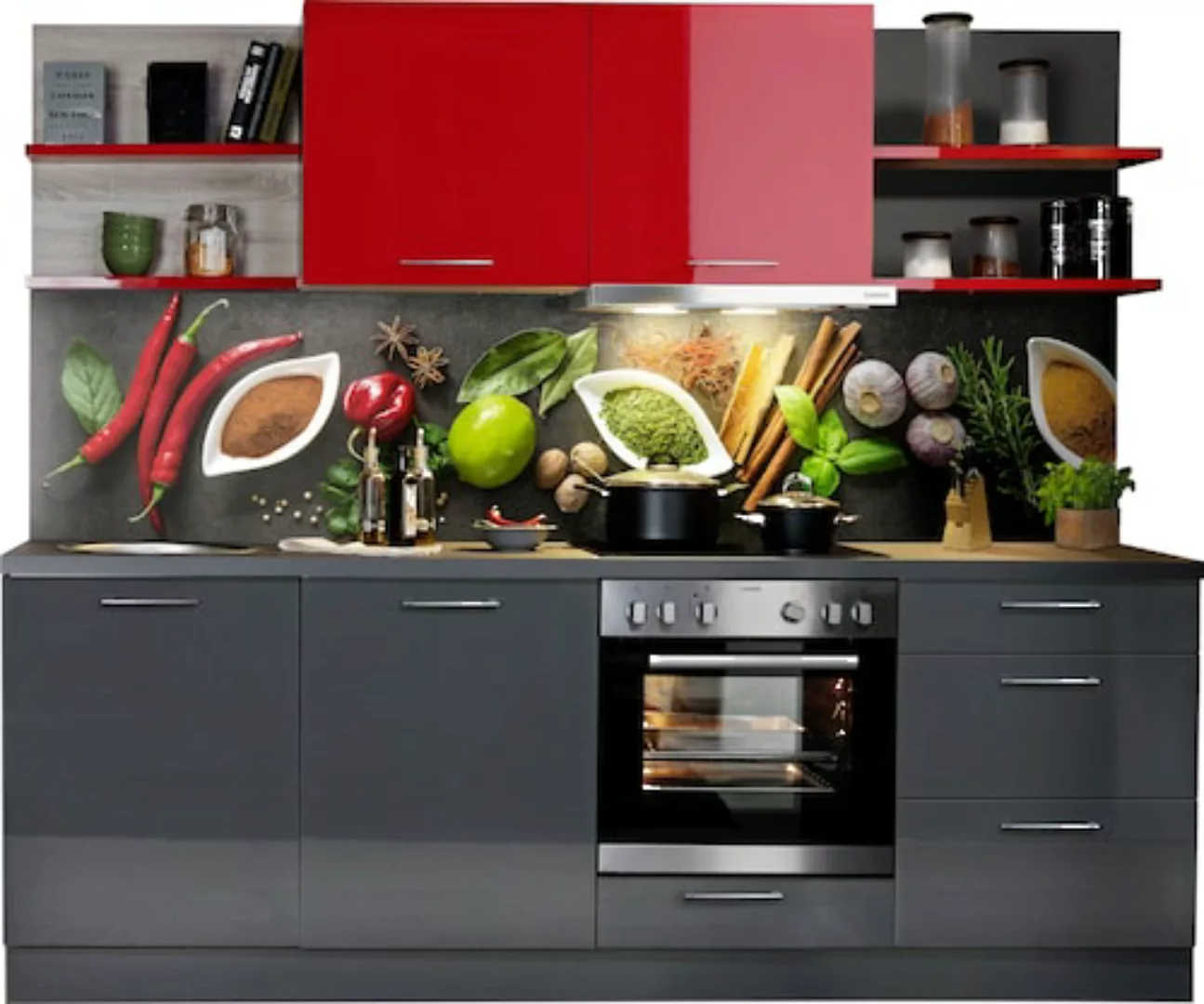 Express Küchen Küchenzeile »Jena«, vormontiert, mit Soft-Close-Funktion, St günstig online kaufen