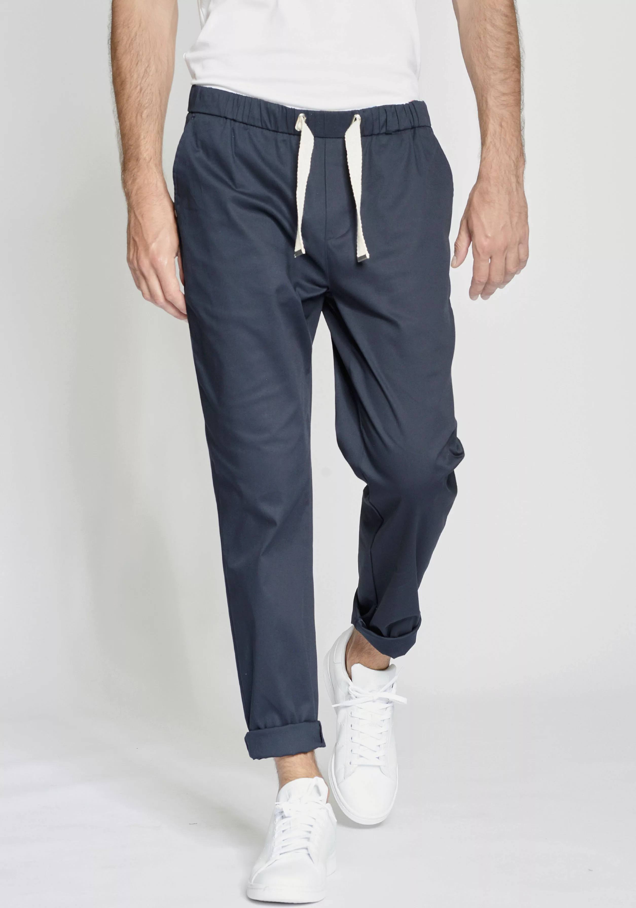 GANG Chinohose "94SANTO JOGGER", Jogger Style mit Gummizug und Tunnelzug-Ve günstig online kaufen