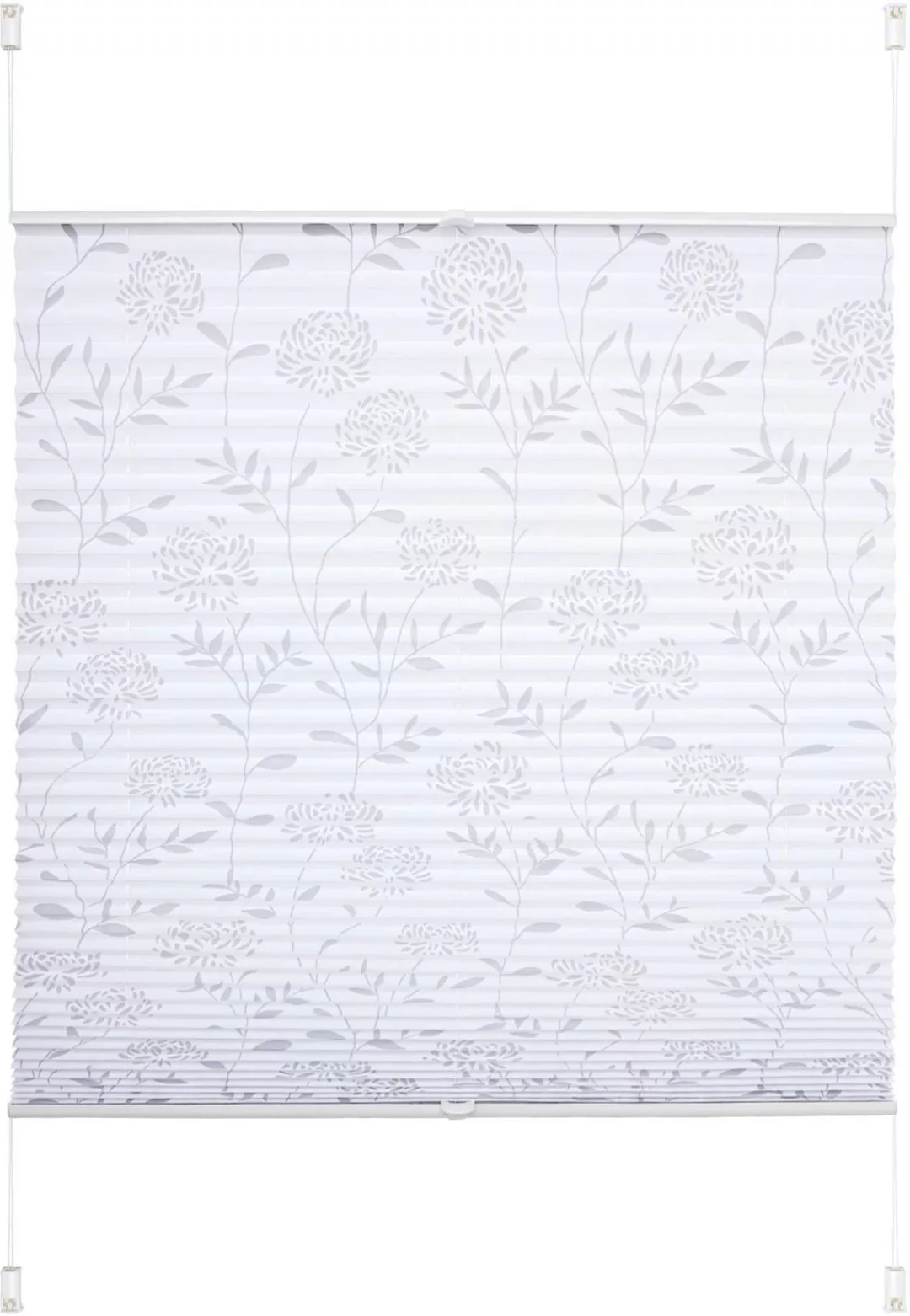 Klemmfix-Plissee - weiß - 100% Polyester - 90 cm - Sconto günstig online kaufen