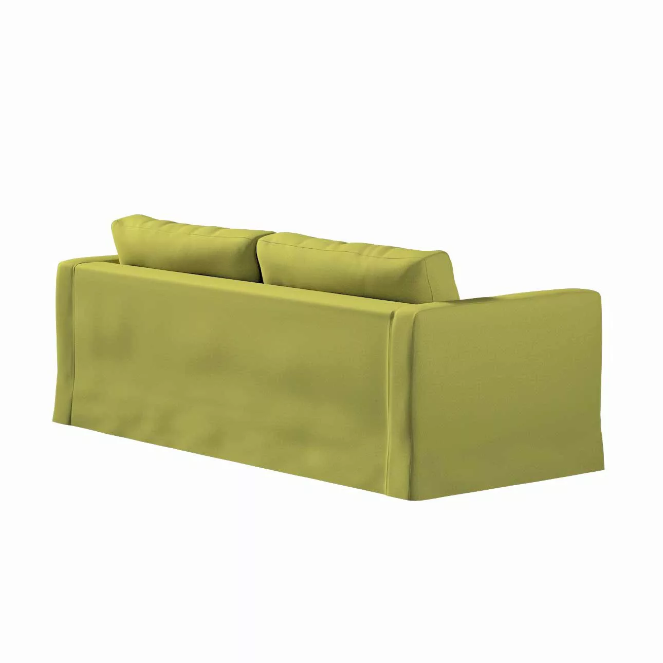 Bezug für Karlstad 3-Sitzer Sofa nicht ausklappbar, lang, limone, Bezug für günstig online kaufen