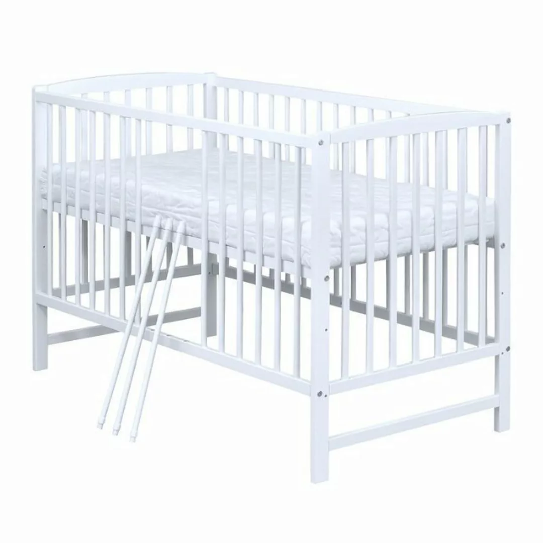 Baby-Delux Babybett Milo, Kinderbett 60x120 cm höhenverstellbar, Kiefernhol günstig online kaufen