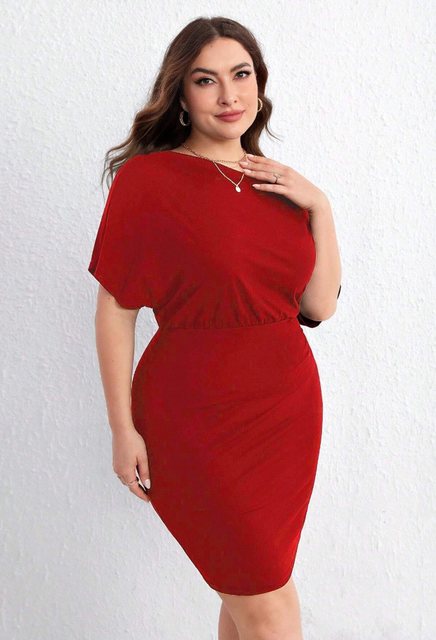 LOVGCCN Strandkleid Sommerkleid für Damen in Übergröße (Schulterfreier, ang günstig online kaufen
