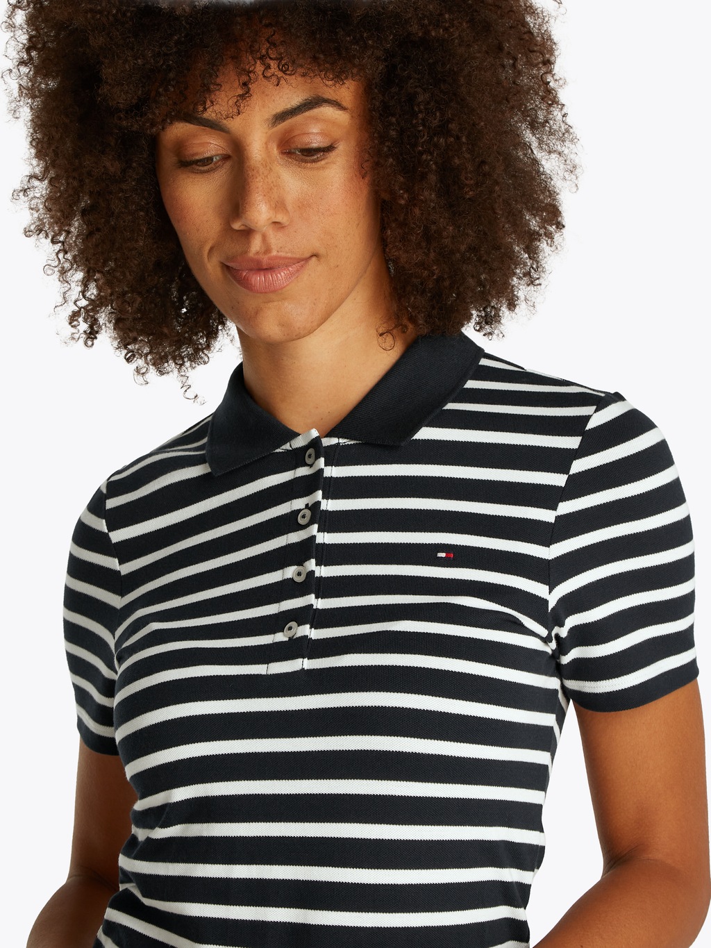 Tommy Hilfiger Poloshirt "1985 Slim Fit Pique Premium", mit Logostickerei, günstig online kaufen