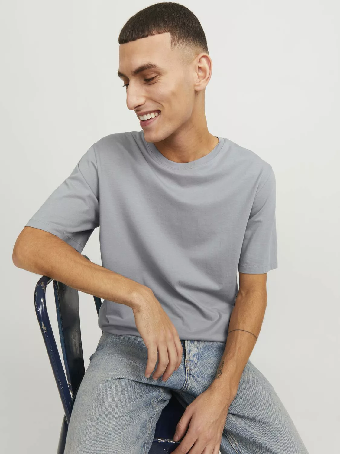 Jack & Jones Rundhalsshirt "JJEORGANIC BASIC TEE SS O-NECK NOOS", mit Rundh günstig online kaufen