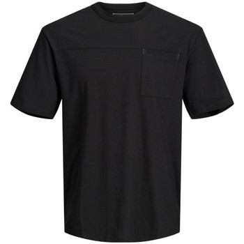 Jack & Jones  T-Shirts & Poloshirts 12205090 CREW NECK-BLACK RELAXED FIT günstig online kaufen