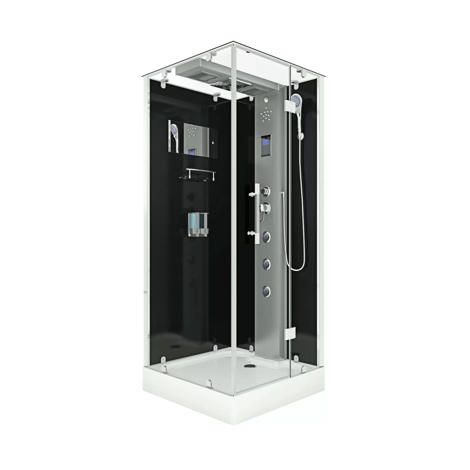 AquaVapore Dampfdusche Duschtempel Sauna Dusche Duschkabine D38-03R2 80x80 günstig online kaufen