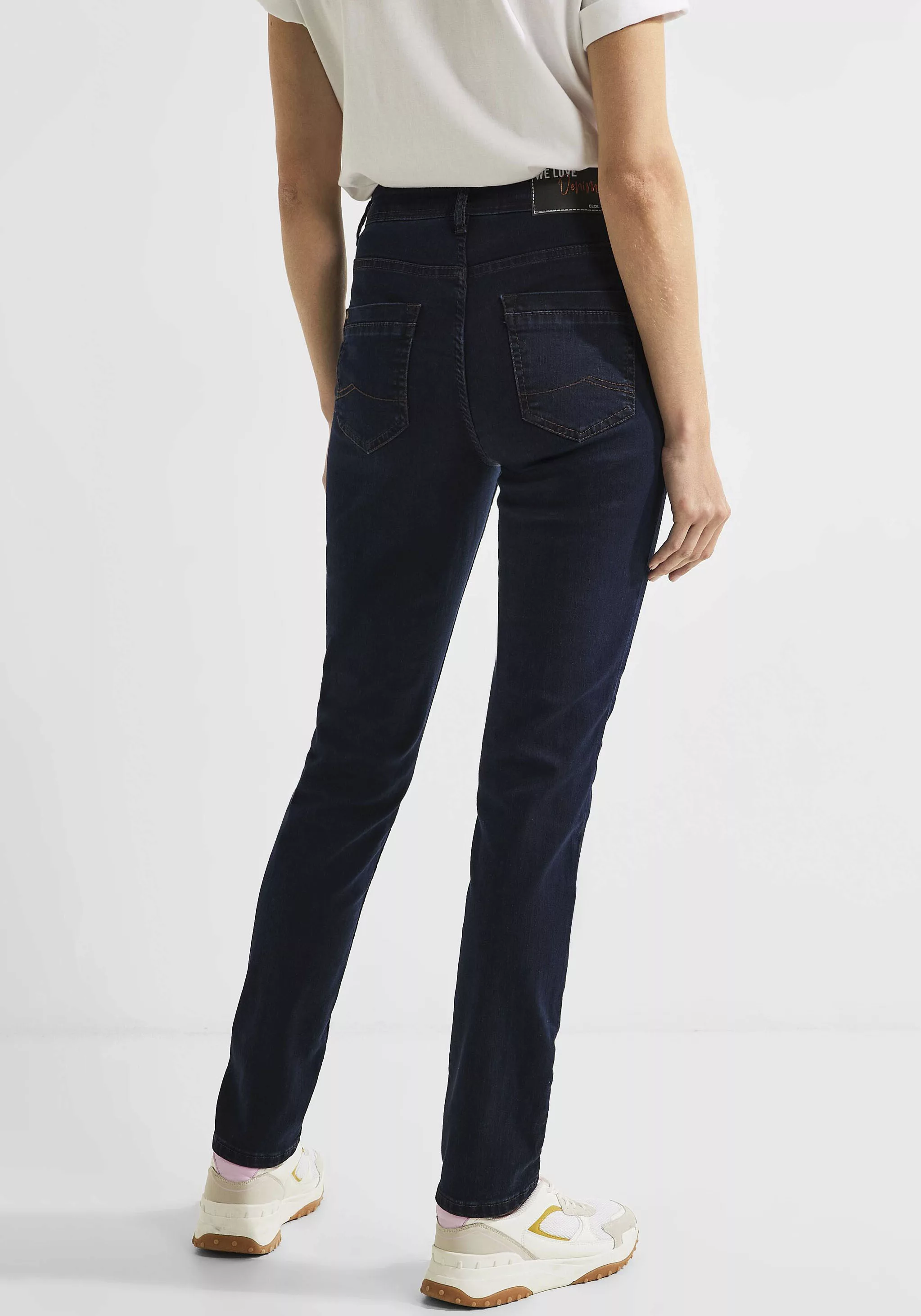 Cecil Bequeme Jeans Cecil / Da.Jeans / Style NOS Toronto Blue Black günstig online kaufen