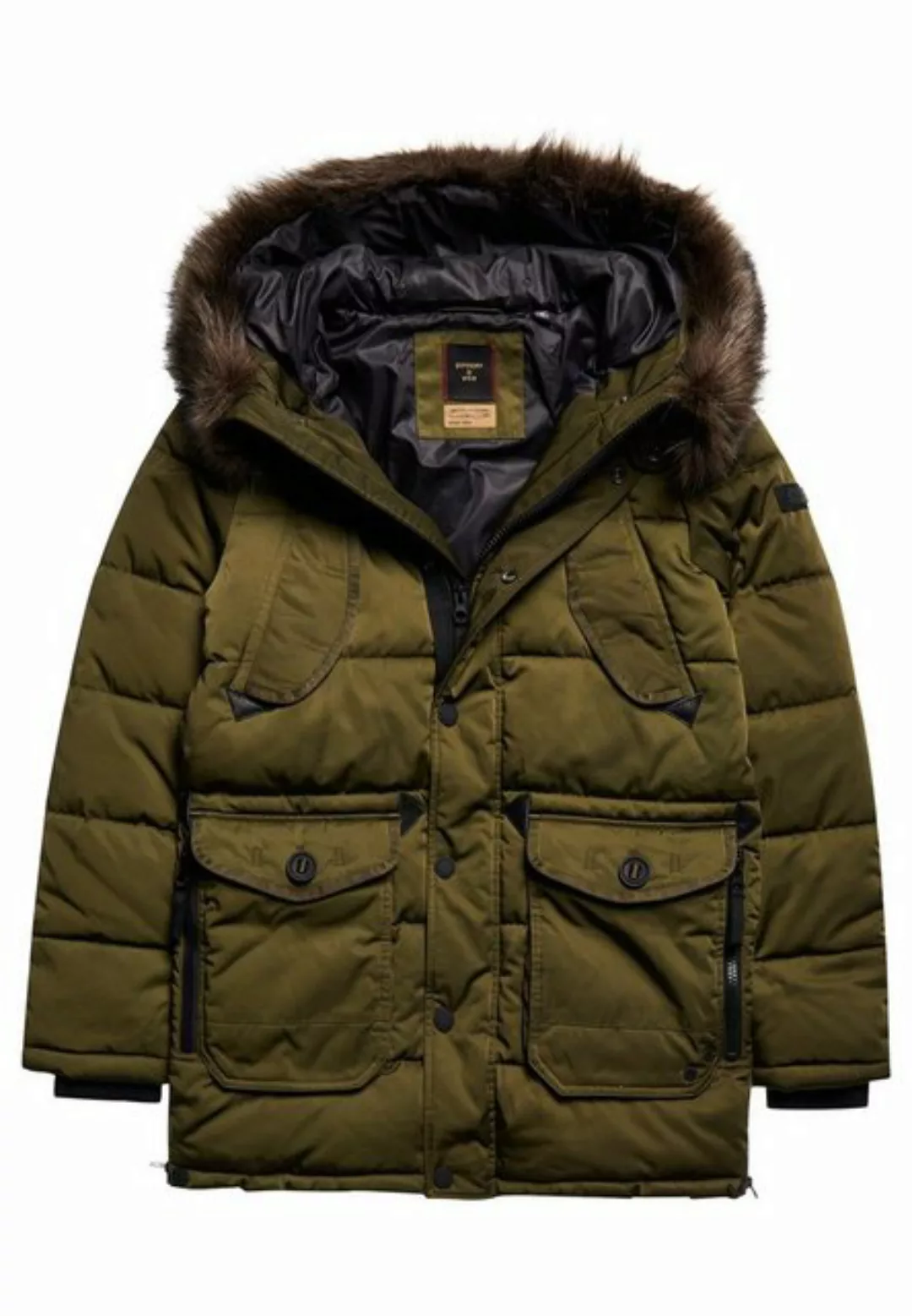 Superdry Steppjacke Superdry Herren Jacke CHINOOK PARKA 2.0 Khaki günstig online kaufen