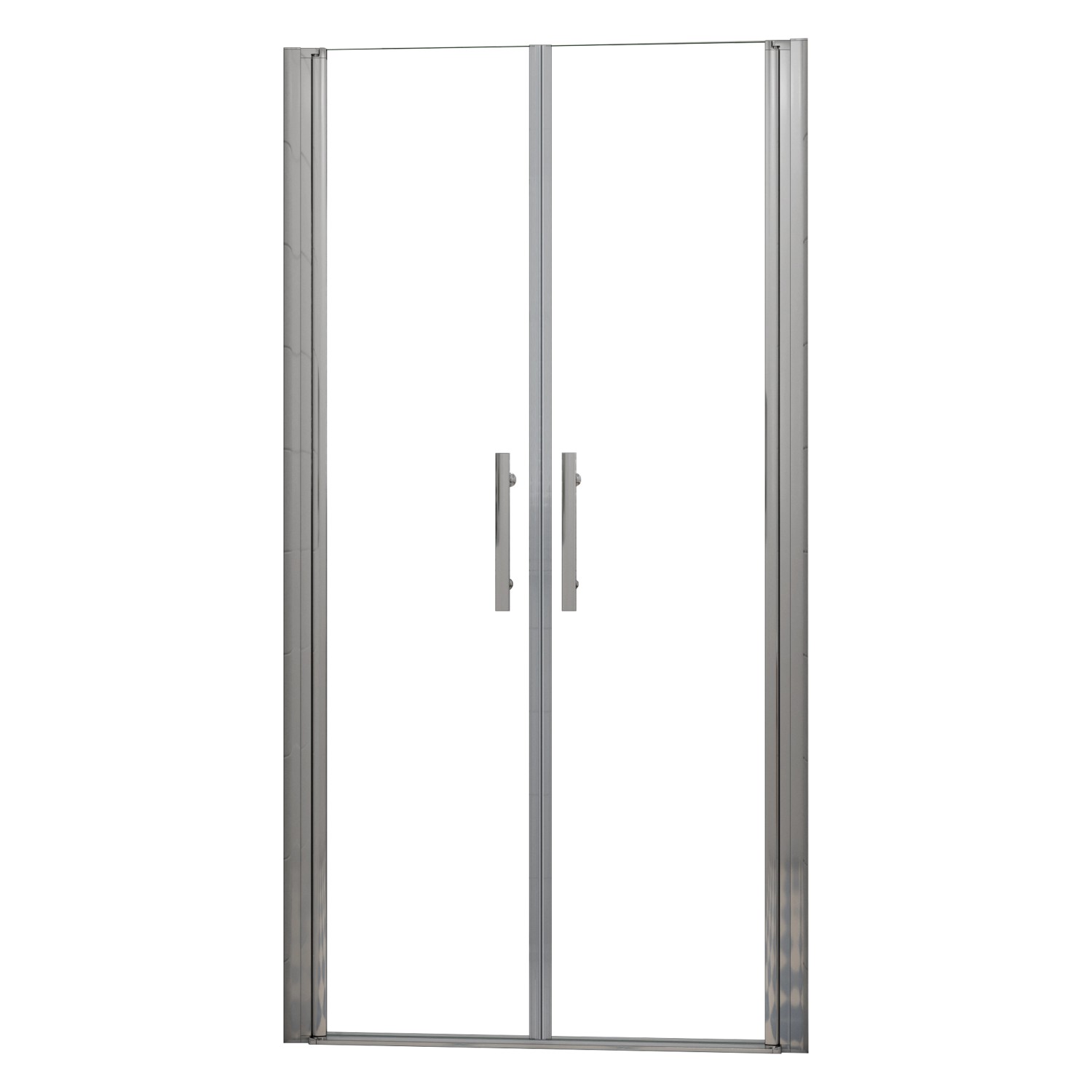 AICA 100x195cm Duschkabine Doppeltür Duschabtrennung Nischentür 6mm ESG Nan günstig online kaufen
