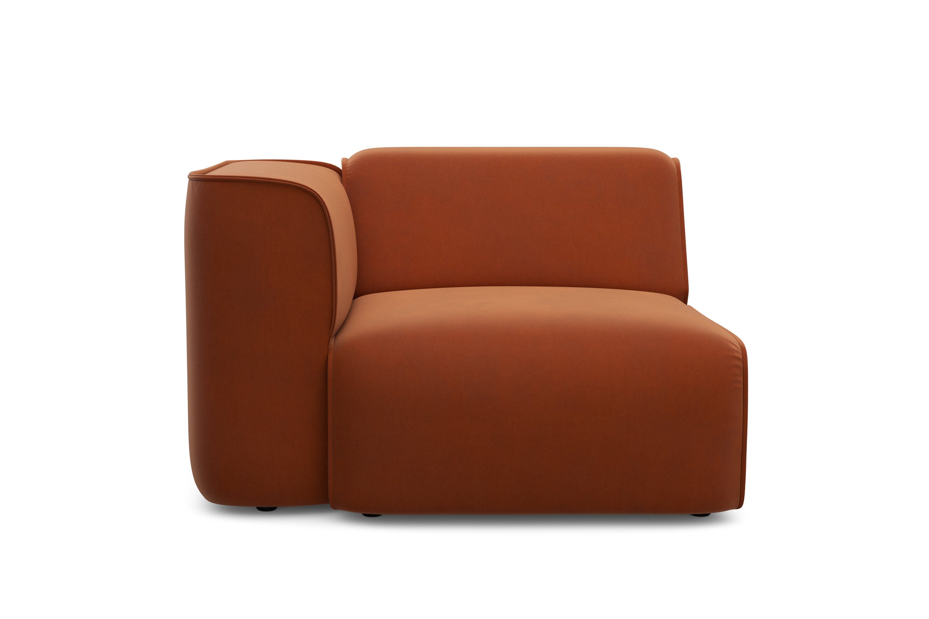 RAUM.ID Sessel "Merid Sofa-Eckelement, Maße B/T/H: 109/97/46 cm", als Modul günstig online kaufen
