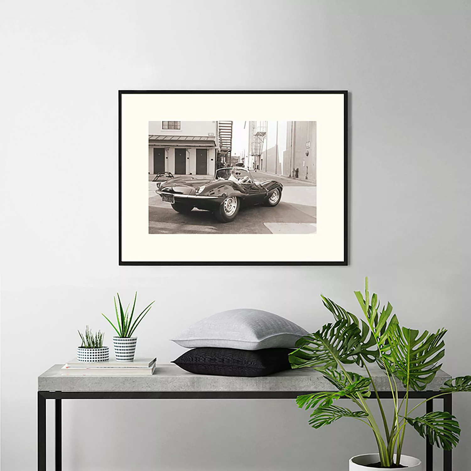 home24 Bild Steve McQueen in his Jaguar günstig online kaufen