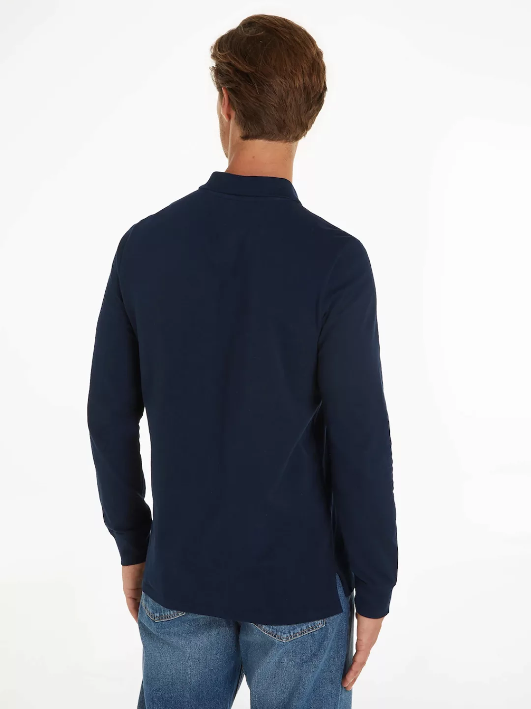 Tommy Jeans Poloshirt TJM SLIM PLACKET LS POLO mit Polokragen günstig online kaufen