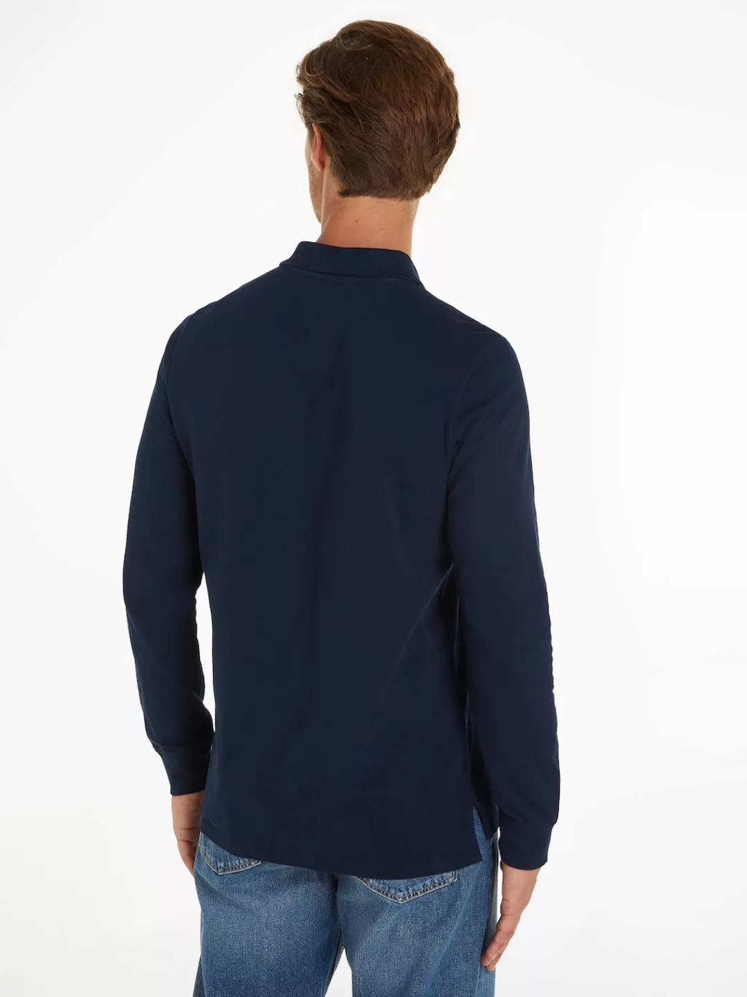 Tommy Jeans Poloshirt "TJM SLIM PLACKET LS POLO" günstig online kaufen