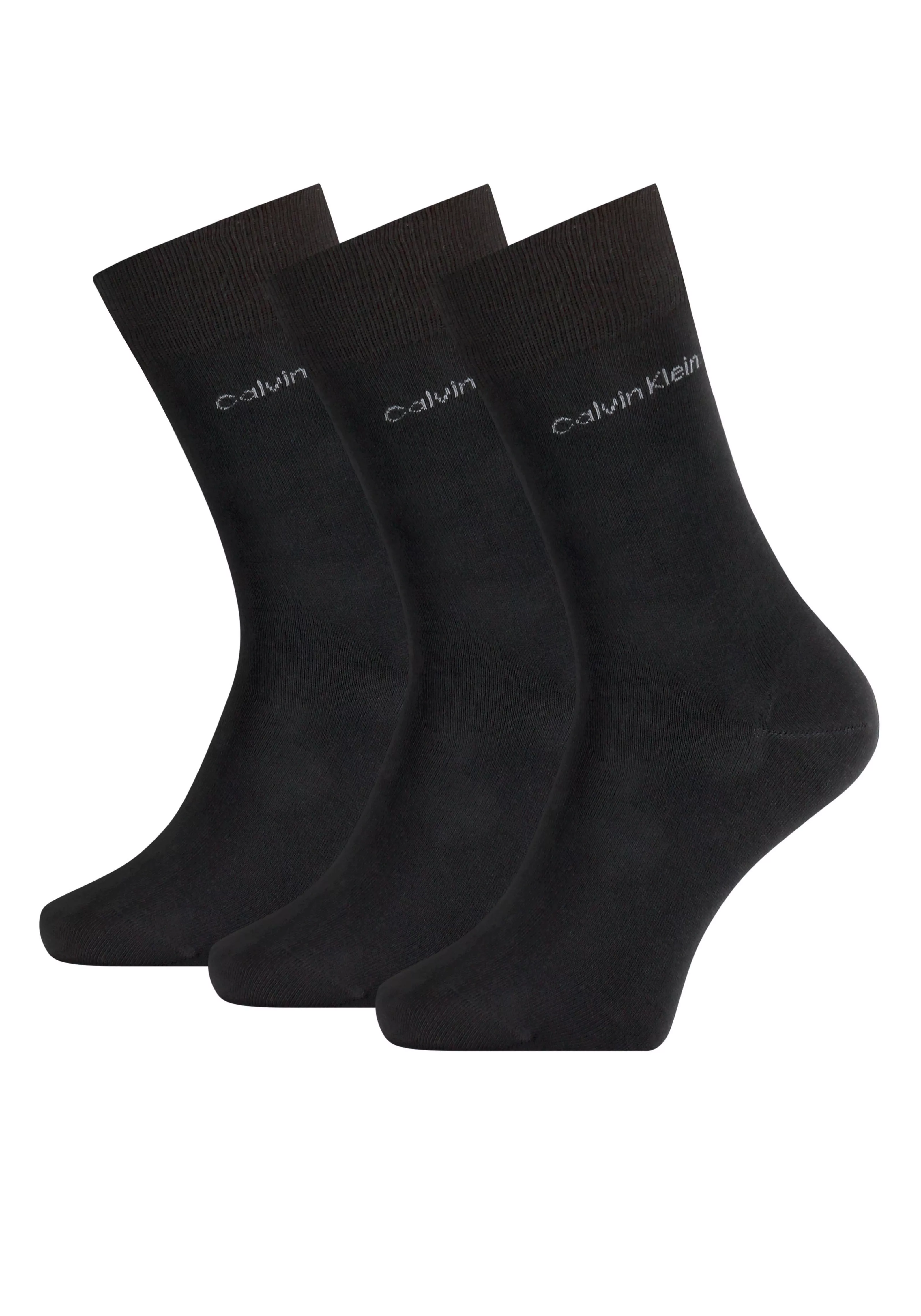 Calvin Klein Socken "CK MEN SOCK 3P", (3 Paar, 3 Paar), mit Markenschriftzu günstig online kaufen