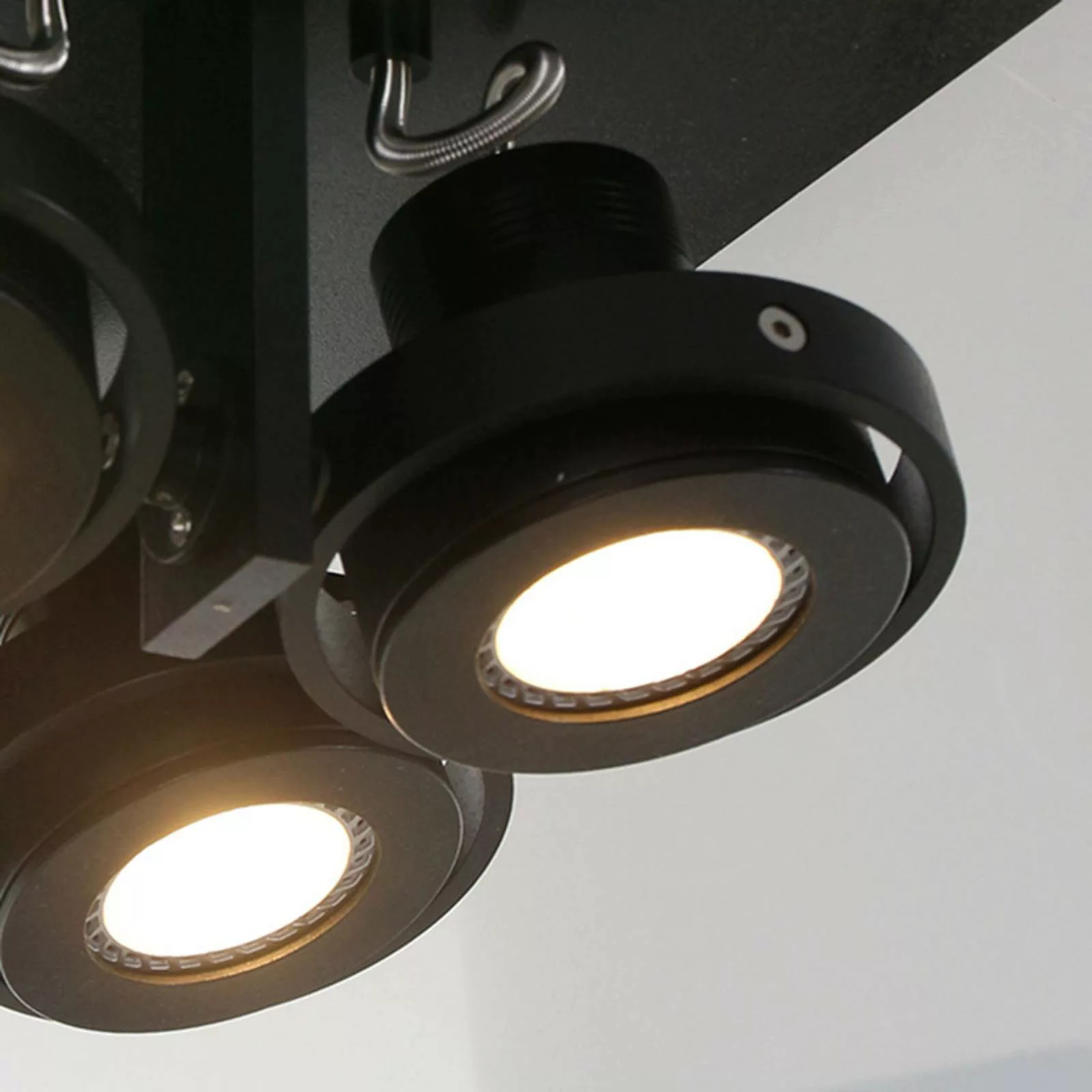 LED-Deckenspot Westpoint 4fl schwarz günstig online kaufen