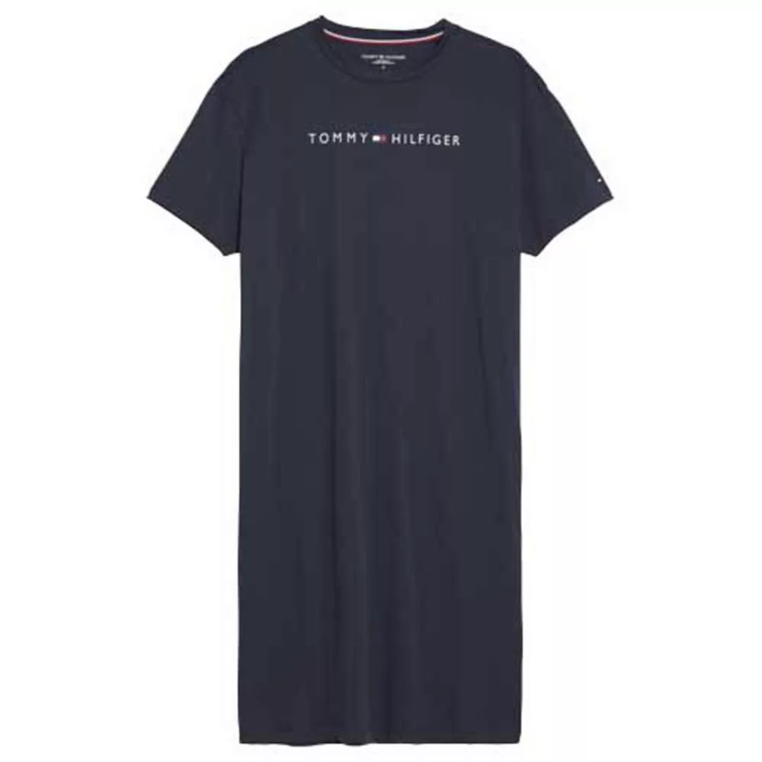 Tommy Hilfiger Underwear Roun Neck Kurzes Kleid L Navy Blazer günstig online kaufen