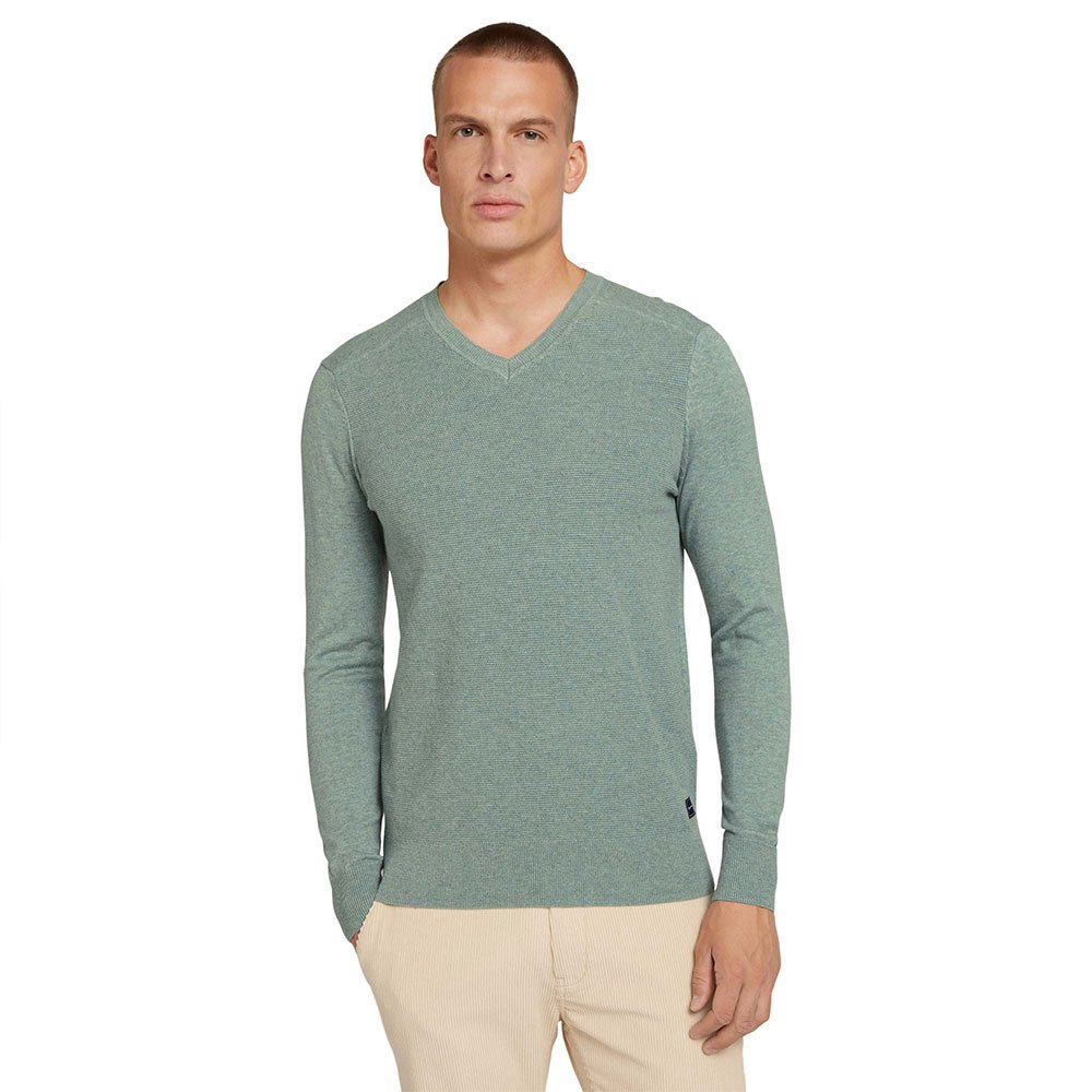 Tom Tailor 1028748 Pullover S Dark Smoke Green Melange günstig online kaufen