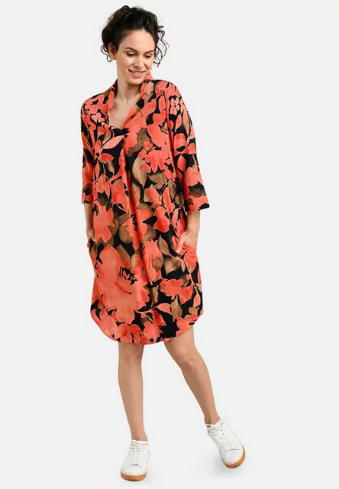 BICALLA Midikleid Dress Conny - 11/orange-black (1-tlg) günstig online kaufen