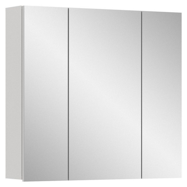 freiraum Badezimmerspiegelschrank in Weiß Hochglanz - 60x77x18cm (BxHxT) günstig online kaufen