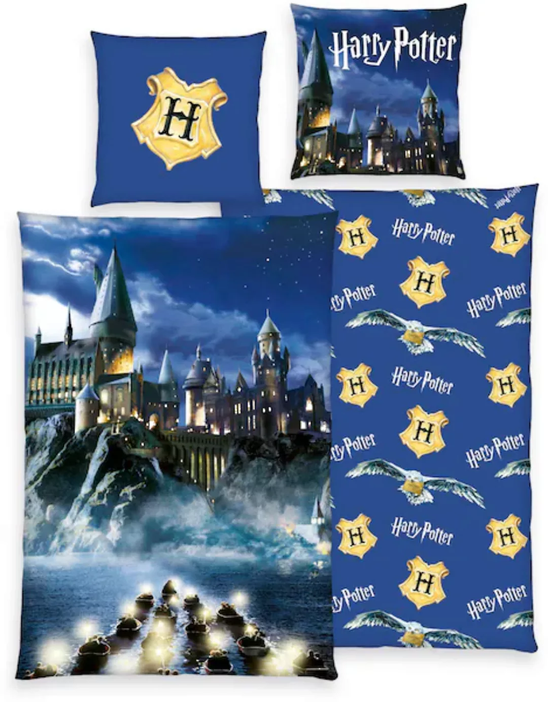 Harry Potter Bettwäsche »Harry Potter«, (2 tlg.), mit tollem Motiv günstig online kaufen