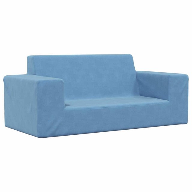 vidaXL Kindersofa, Kindersofa 2-Sitzer Creme Weich Plüsch günstig online kaufen