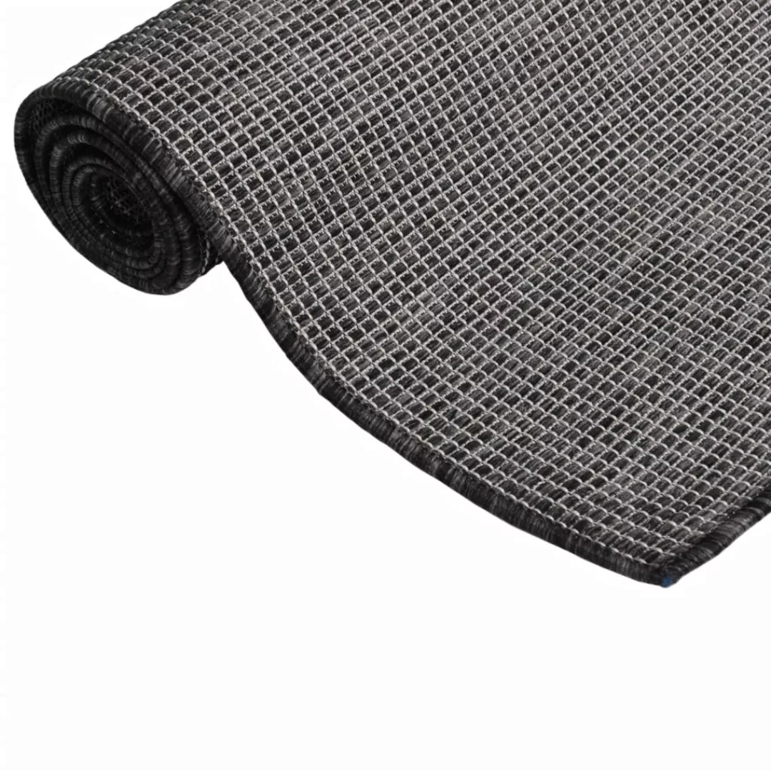 Vidaxl Outdoor-teppich Flachgewebe 200x280 Cm Grau günstig online kaufen