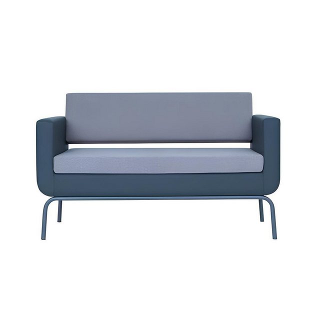 Xlmoebel Sofa Neues modernes 3-Sitzer Designer-Sofa in grauem Kunstleder., günstig online kaufen