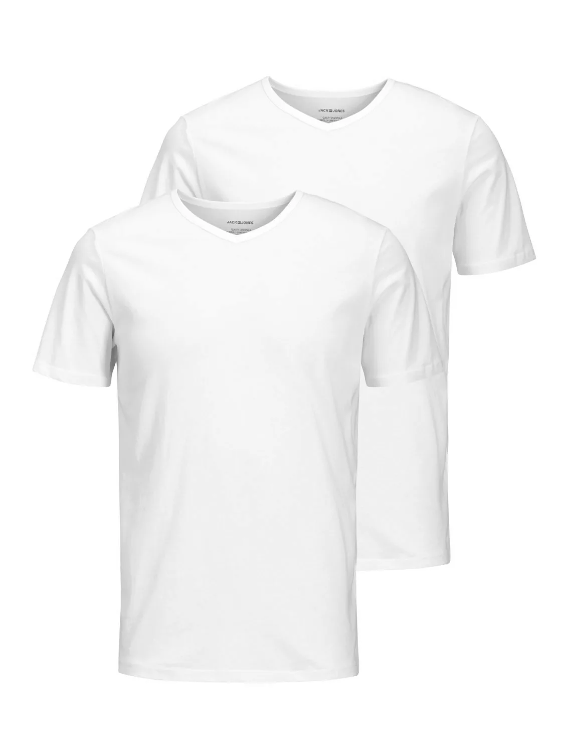 Jack & Jones Herren V-Neck T-Shirt JACBASIC 2er PACK - Regular Fit günstig online kaufen