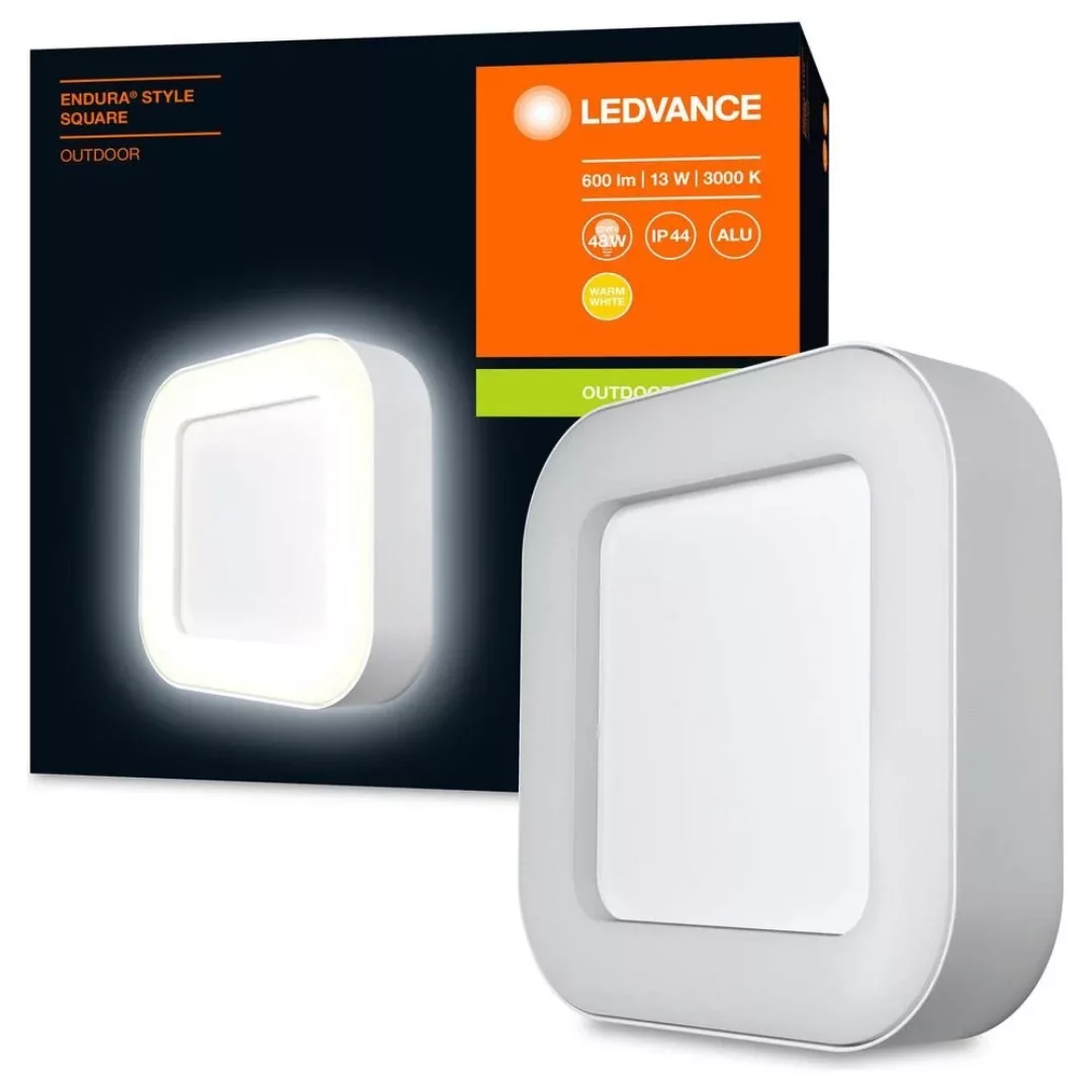 LED Wandleuchte Endura in Weiß 13W 600lm IP44 günstig online kaufen