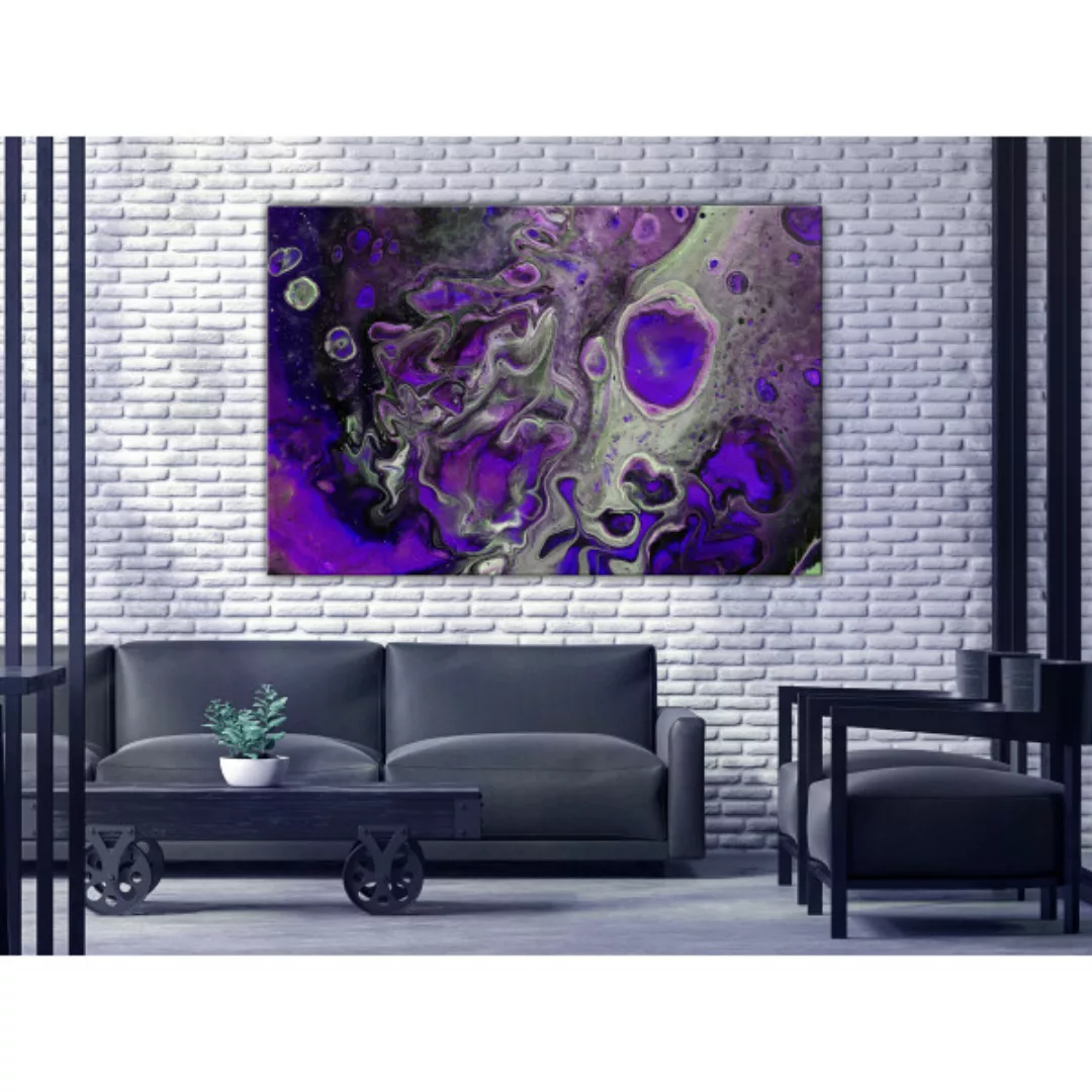 Leinwandbild Abstraction in Violets (1 Part) Wide XXL günstig online kaufen