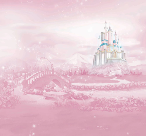 Fototapete Vlies Disney Prinzessinnen Schloss 300 cm x 280 cm günstig online kaufen