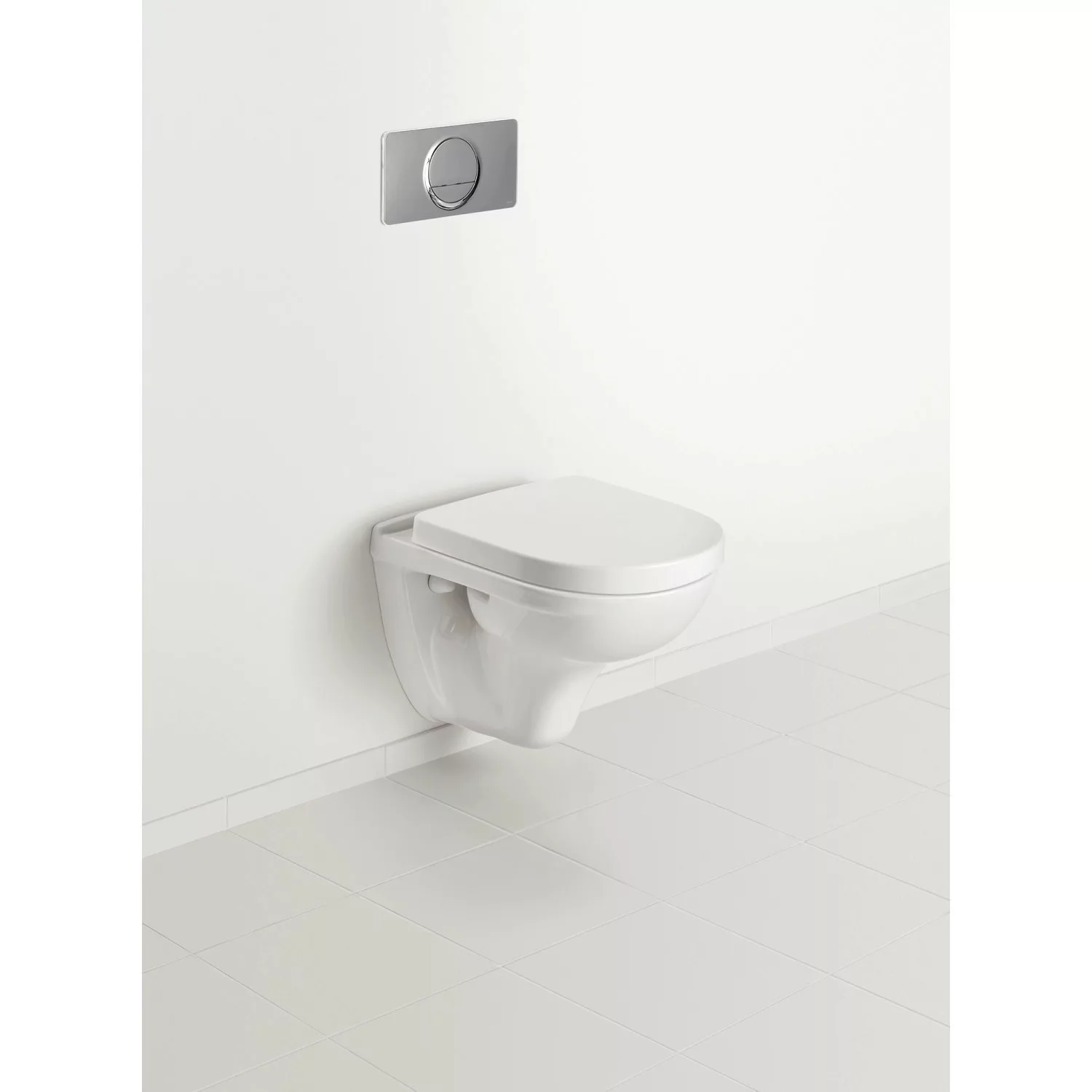 Villeroy & Boch WC-Set O.Novo compact CeramicPlus inkl. WC-Sitz günstig online kaufen