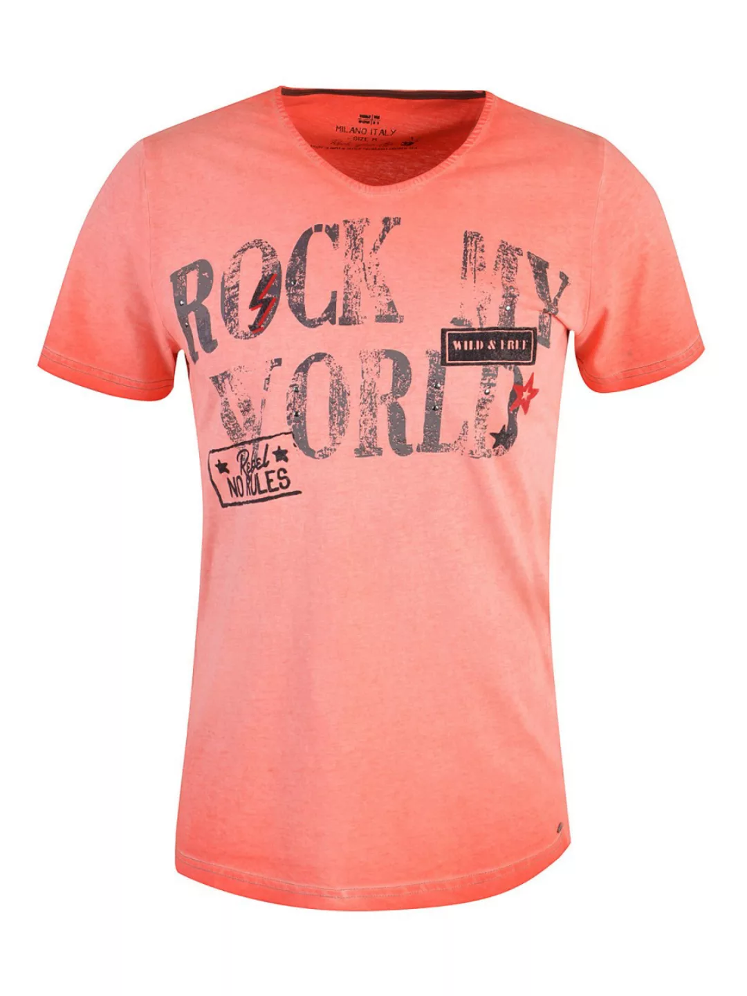 MILANO ITALY Herren T-Shirt, orange günstig online kaufen