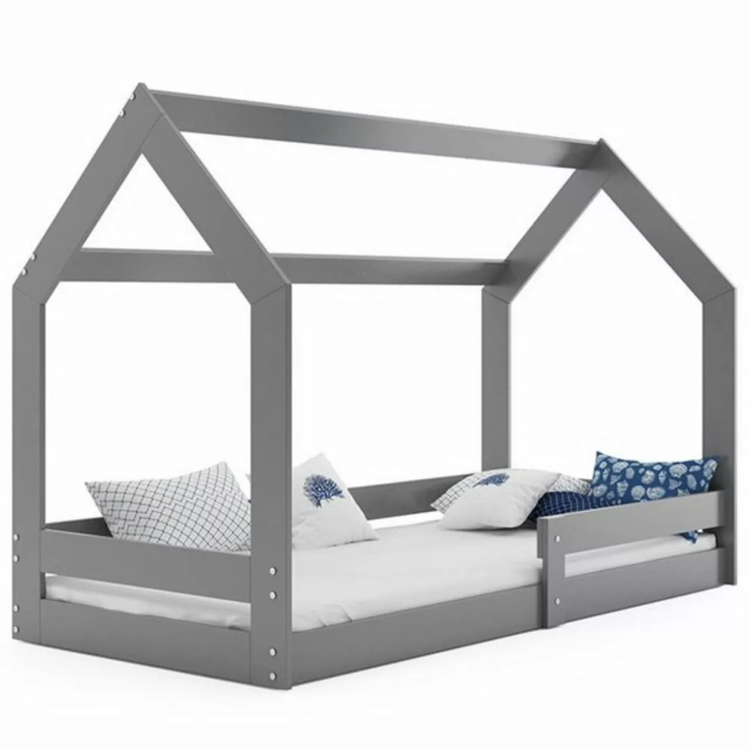 pressiode Hausbett Kinderbett mit Rausfallschutz Hausbett Haus Holz Bettenk günstig online kaufen