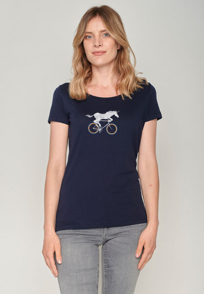 Bike Unicorn Loves - T-shirt Für Damen günstig online kaufen