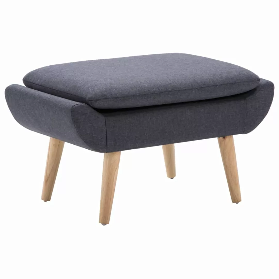 Hocker Stoffbezug 73 X 43 X 42 Cm Dunkelgrau günstig online kaufen