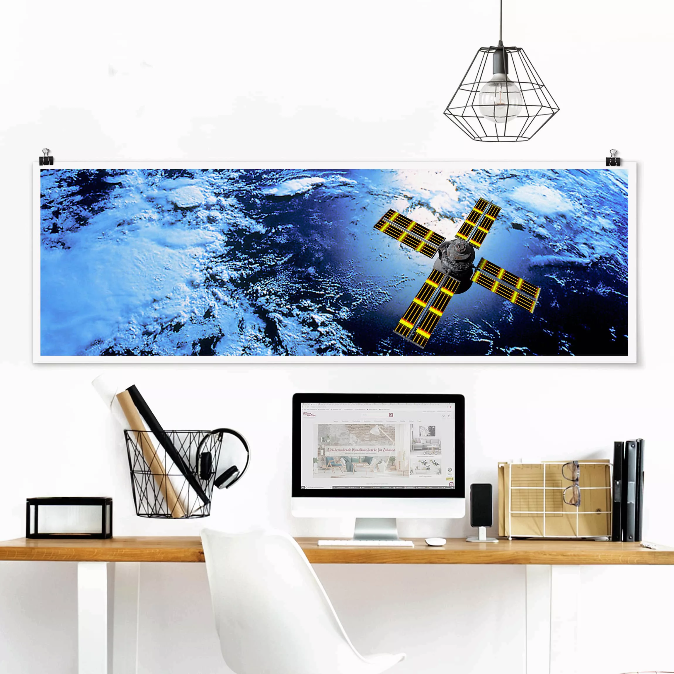 Panorama Poster Space Runner günstig online kaufen