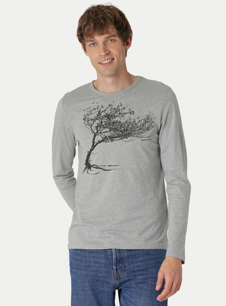 Bio-herren-langarmshirt "Windy Tree" günstig online kaufen
