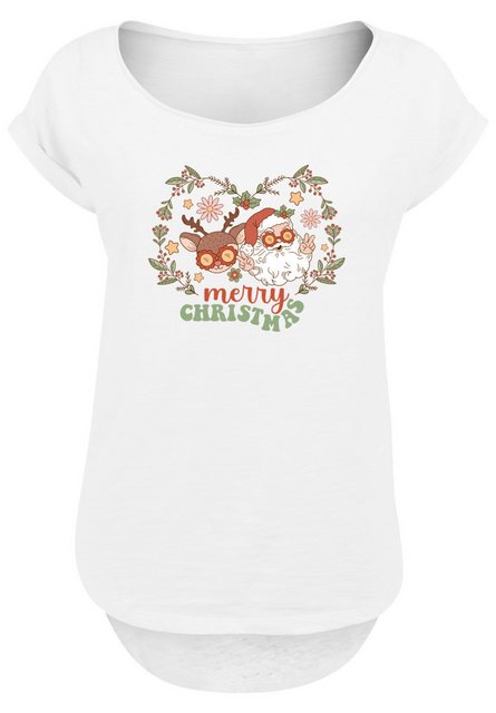 F4NT4STIC T-Shirt Weihnachten Hippie Santa And Reindeer Premium Qualität, W günstig online kaufen