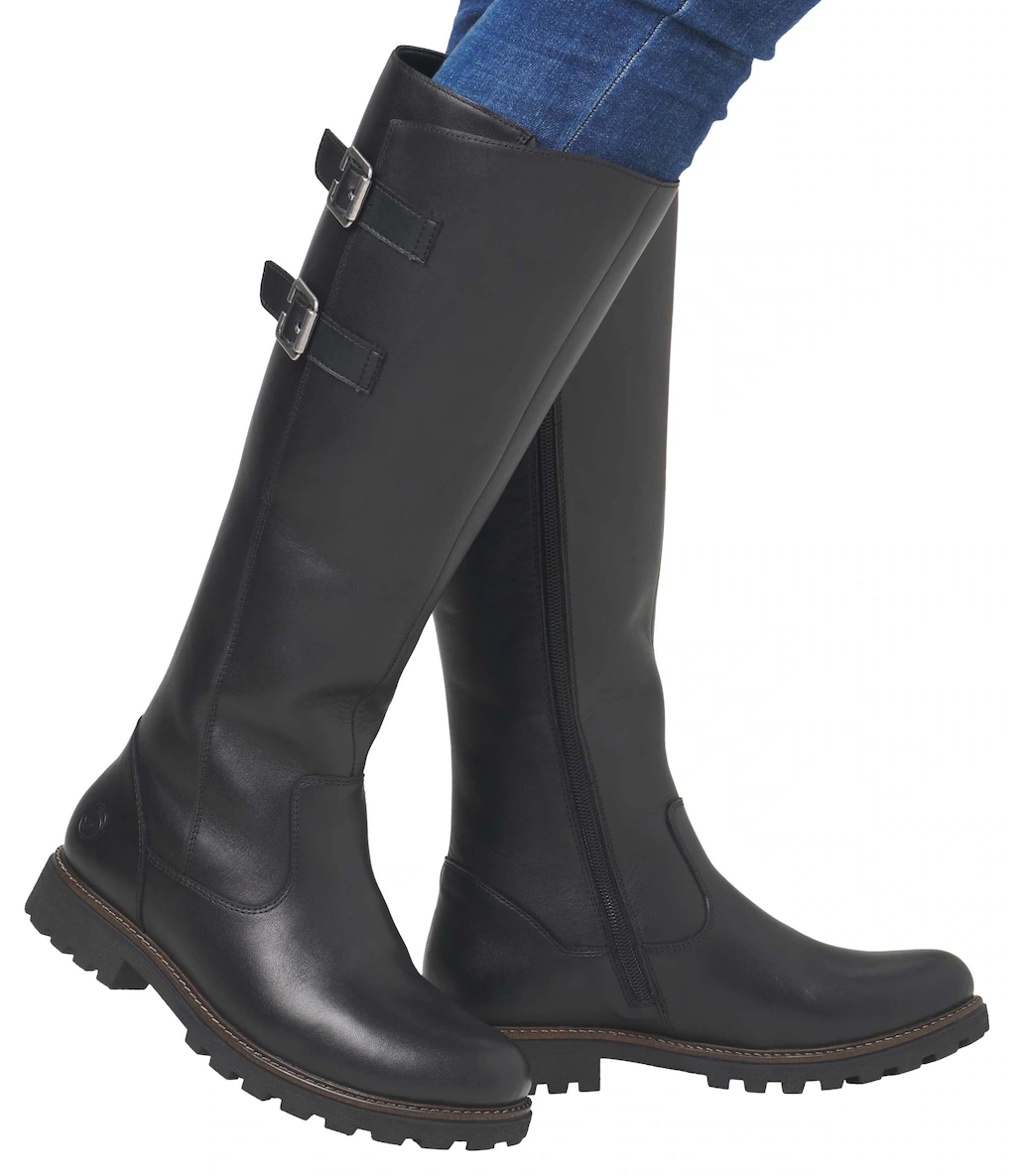 Remonte Winterstiefel, Blockabsatz, Stiefel, Langschaftstiefel mit Innenrei günstig online kaufen