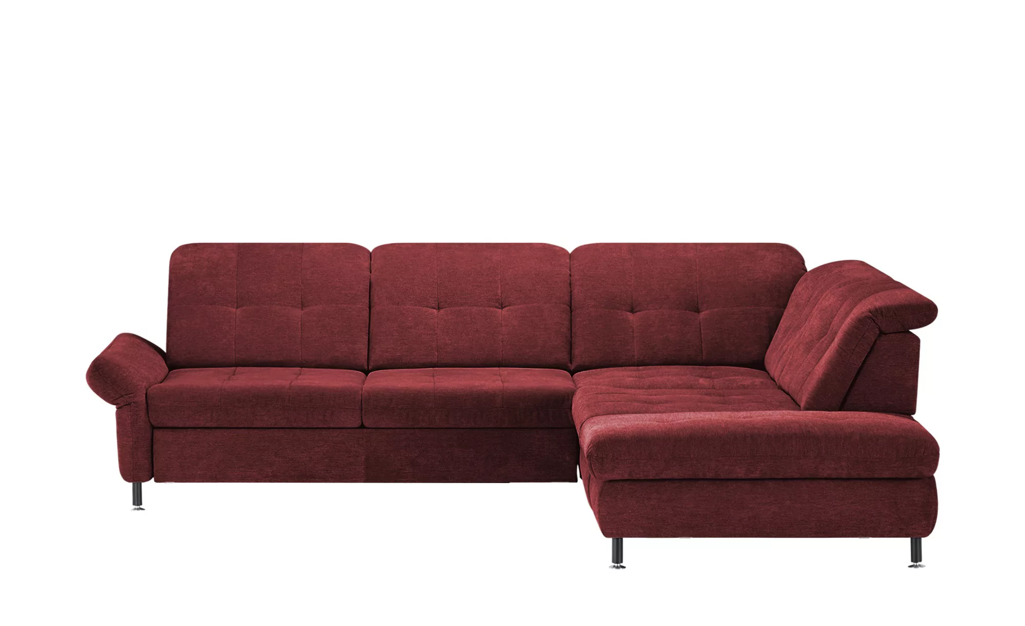 Ecksofa - rot - 296 cm - 85 cm - 260 cm - Polstermöbel > Sofas > Ecksofas - günstig online kaufen